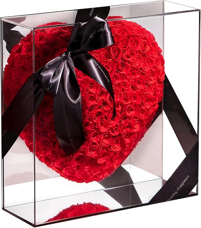 JoyFlower About 140pcs Preserved Roses Gift, Real Eternal Roses for Mom, Long Lasting Forever Flowers with Gift Box for Girlfriend Wife in Valentines Day Birthday Wedding Anniversary