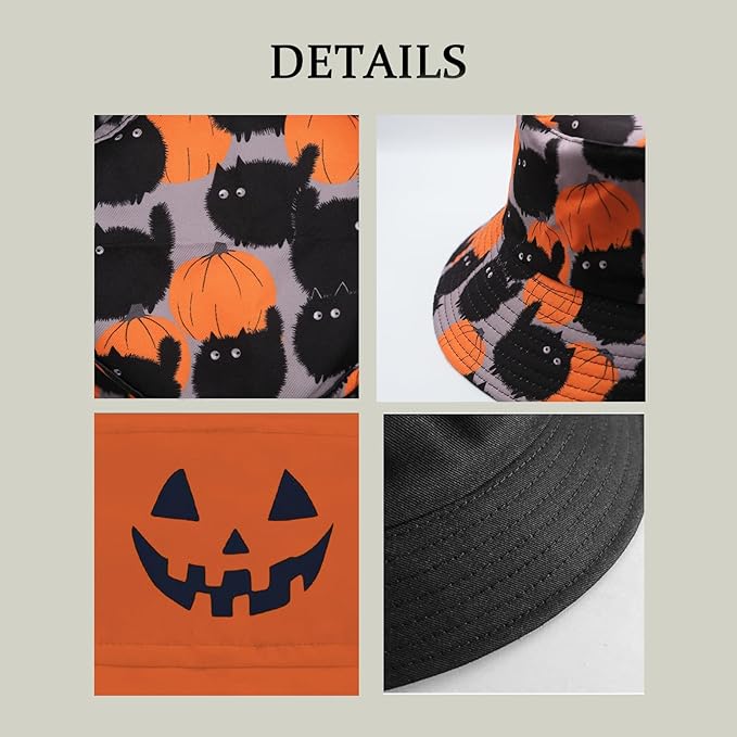 Bucket Hat Unisex for Men Women Funny Fashion Fishing Hat Cute Fisherman Cap