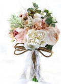 S_SSOY Wedding Romantic Bouquet Bride Bridal Bouquets Bridesmaid Bouquet Artificial Flowers Valentine's Day Party