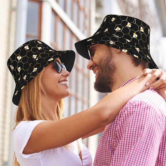 Fashion Bucket Hat Summer Beach Travel Sun Hat Packable Fisherman Cap for Men Women