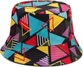 Quanhaigou Bucket Hat for Men Women,Packable Reversible Printed Sun Hats,Fisherman Outdoor Summer Travel Hiking Beach Caps