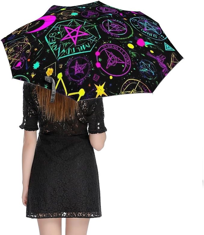 3 Fold Car Umbrella Folding Portable Automatic Umbrella Sunny Rain Sunscreen