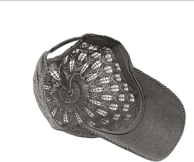 FASHIXD Knit Mesh Baseball Cap for Women - Breathable Summer Trucker Hat