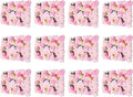 Flower Wall Panel Set,Artificial Wall Flower Backdrop,12 Pcs 23.62 * 15.74in3D Silk Hydrangea Rose Floral Panel,Faux Roses Artificial Flower Backdrop for Wall Decor (12PCS Light Pink)