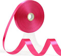 60 Yards Hot Pink Ribbon 5/8 Inch, Solid Satin Ribbon for Gift Wrapping, Crafts, Flower Bouquet, Wedding, Baby Shower, Festival, Christmas, Halloween