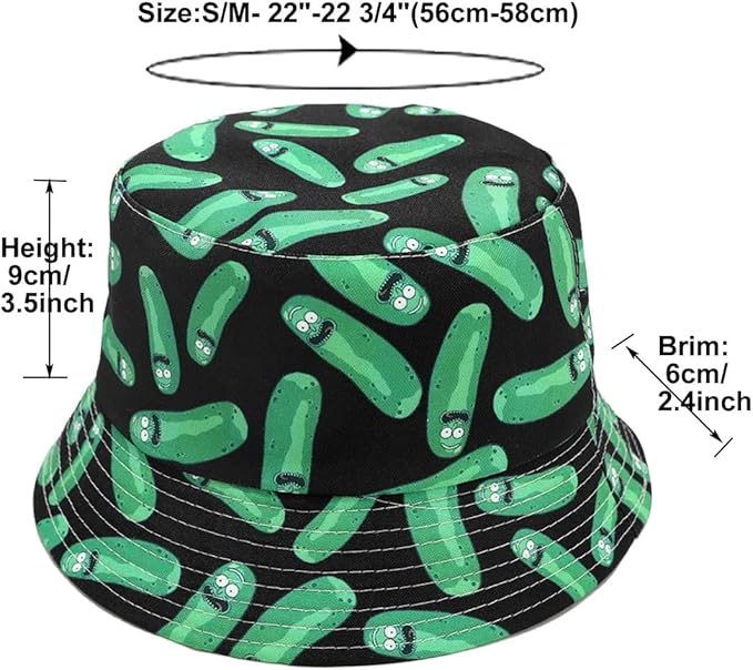Quanhaigou Bucket Hat for Men Women,Packable Reversible Printed Sun Hats,Fisherman Outdoor Summer Travel Hiking Beach Caps
