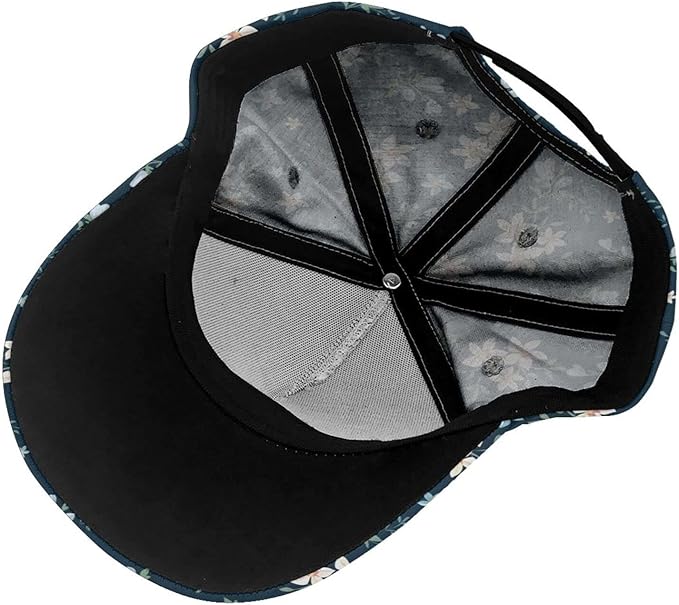 Floral Baseball Cap for Women Fashionable Adjustable Dad Hat Low Profile Running Hat for Summer Sporting Working Hiking