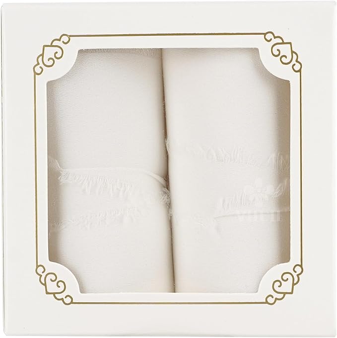 MEEDEE White Chiffon Ribbon 3 Inch White Fringe Ribbons Chiffon Silk Frayed Edge Ribbon Wide Chiffon Ribbons for Crafts, Flower Bouquet, Wedding Favors Wrapping (2 Rolls 10 Yards)