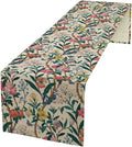 William Morris Vintage Floral Table Runner, Birds Butterflies and Bees Botanical Flower Original Design Print Table Runner for Home Party Dining Room Kitchen Decor 13x108 Inch