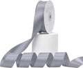 Gray Satin Ribbon, Double Faced 1 Inch X 25 Yards Gray Ribbon, Premium Satin Ribbon for Gift Wrapping, Crafts, Hair Bow Making, Sewing, Flower Bouquet, Wedding Party Decor