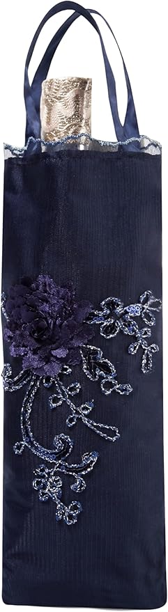 LCY Embroidered Lace Double-deck Anti-UV Parasol Sun/Rain/Snow Folding Umbrella