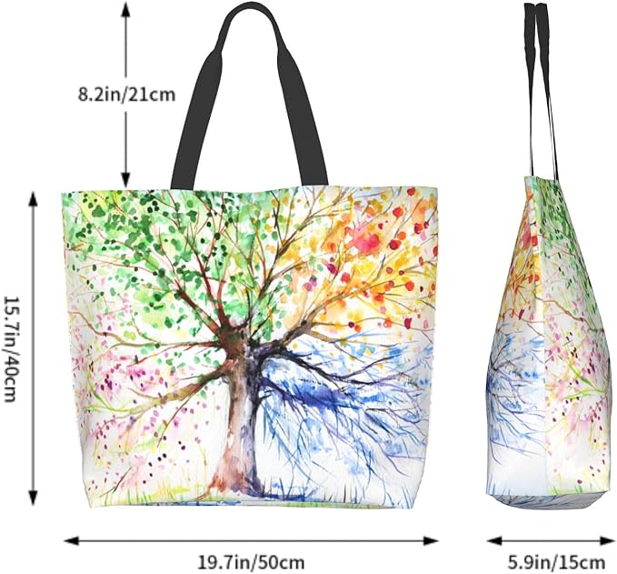 Shoulder Bag Large Reusable Eco-friendly Shopping Bags Portable Storage Handbag