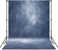 Abstract Professional Photography Backdrop for Portrait Photo Props Booth Background Photoshoot Studio with Polyester Fabric Roller Pocket on Top (6x8ft,Blue,No Stand)