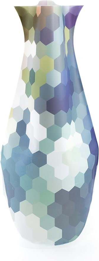 MODGY Expandable Flower Vase Plastic Decorative Modern Vases for Flowers Centerpieces Dining Table Decor Living Room Bathroom Wedding Office, Bizzyb