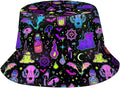 Bucket Hat for Women Men Funny Halloween Hats Packable Outdoor Fisherman Hats Caps Unisex