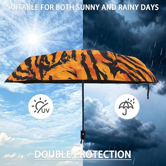 Umbrellas for Rain Lightweight Travel Umbrella 42" Canopy UV Protection Sun Umbrella Windproof Compact Umbrellas