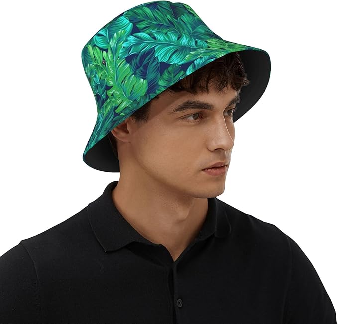 Small Daisy Green Chrysanthemum Flower Bucket Hats Fashion Sun Cap Packable Outdoor Fisherman Hat for Women and Men