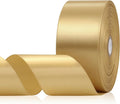 Champagne Gold Ribbon 2 Inch, 60 Yards Gold Satin Ribbon for Crafts, Gift Wrapping, Birthday Party, Flower Bouquet, Bows, Wedding and Festival Decor