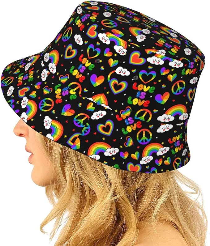 Fashion Bucket Hat Summer Beach Travel Sun Hat Packable Fisherman Cap for Men Women