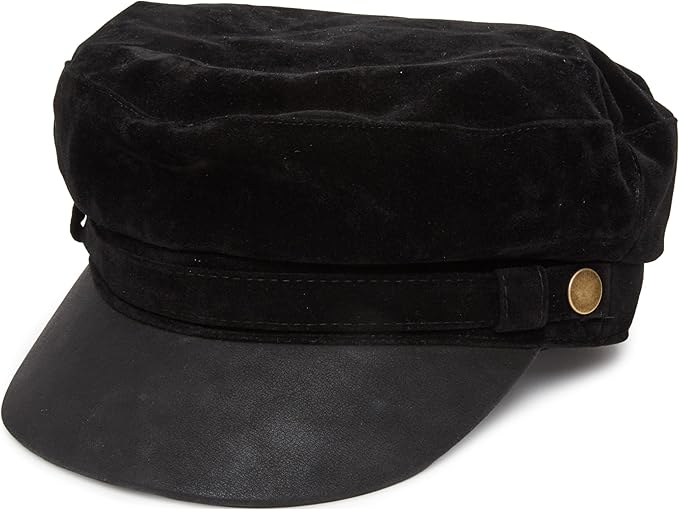Funky Junque Newsboy Hat for Women – Trendy Greek Fisherman Cap, Classic Women's Baker Boy Newsies Hat, Ladies Fashion Caps