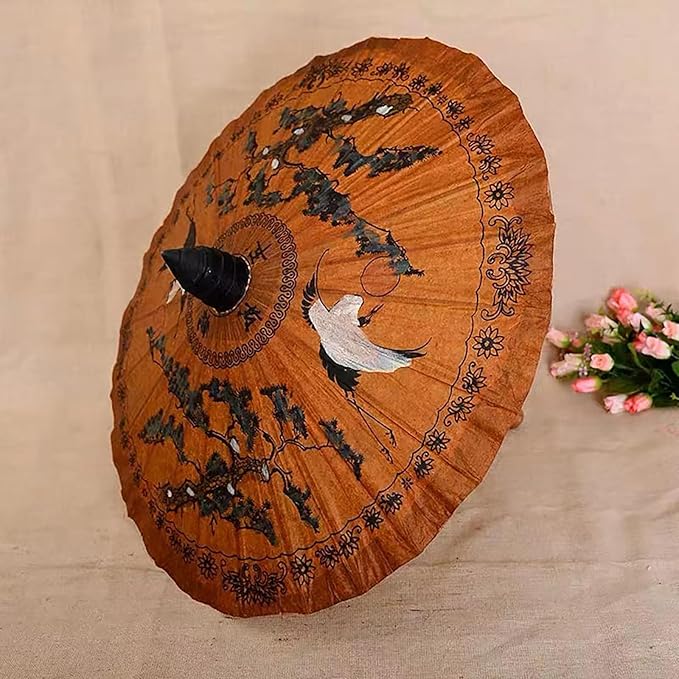 Chinese Japanese Handmade Parasol Umbrella,Asian Decoration DIY Art Dance Classical Umbrella for Wedding Parties Photography Costumes Cosplay