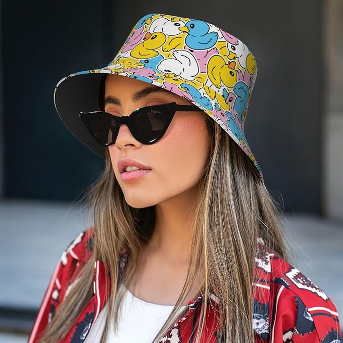 Bucket Hat Summer Beach Fisherman Cap Packable Sun Hats