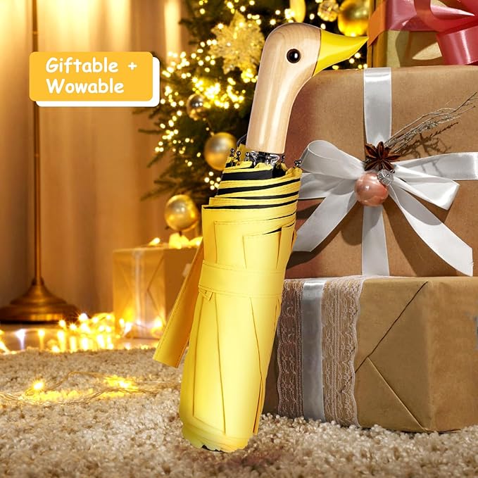 Duck Umbrella – Cute Duck with Adorable Duck Handle, The Perfect Duck Umbrella for Duck Lovers