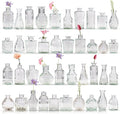 40 Pcs Bud Vase Set, Vases for Centerpieces, Cute Glass Bud Vases in Bulk, Small Vases for Flowers, Clear Vase Set for Wedding Decorations, Home Table Flower Décor