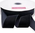 Nylon Velvet Ribbon Single Faced,1 1/2 Inch X 25Yards Spool (Black)