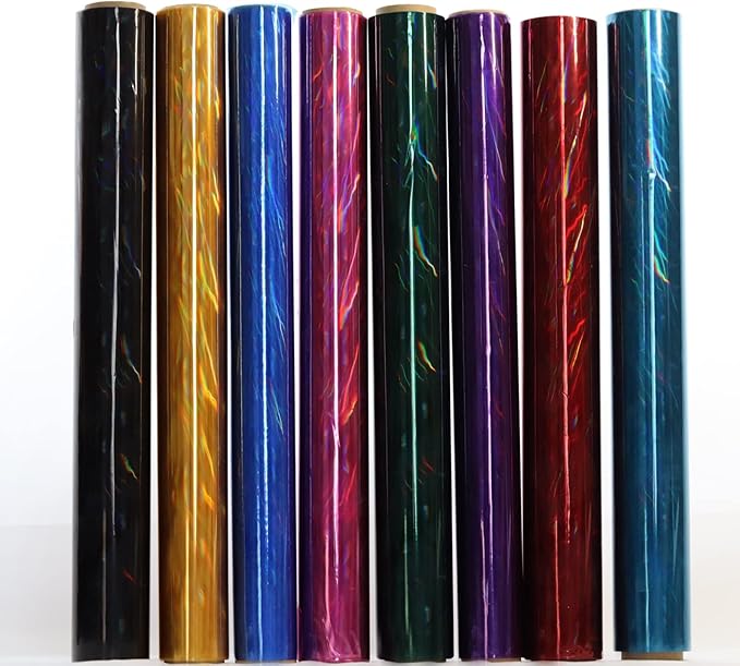CMFYHM Iridescent Black Cellophane Wrap Roll I 34 In Wide X 100 Ft Long I Colorful Cello Perfect For Baskets,Gifts, Treats,Birthday Holiday Wedding Floral, Party Arts Crafts Decoration (Black)