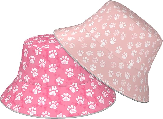 Bucket Hat Double-Side-Wear Reversible Sun Hat Beach Travel Hiking for Women Men
