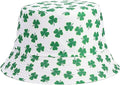 Mashiaoyi Unisex Print Double-Side-Wear Reversible Bucket Hat