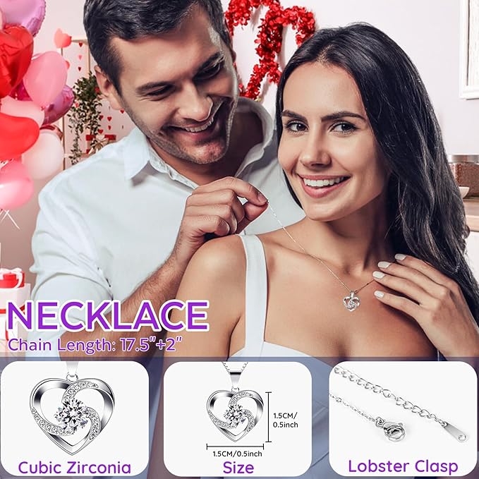 Gifts for Mom Birthday, Preserved Real Purple Rose with Necklace, Eternal Roses Forever Flowers Gifts for Women Girlfriend Mom Grandma Wife Mother's Day Birthday Anniversary