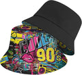 Bucket Hat for Women Men Unisex Sun Cap Packable Outdoor Fisherman Hat Headwear,Reversible Double-Side-Wear