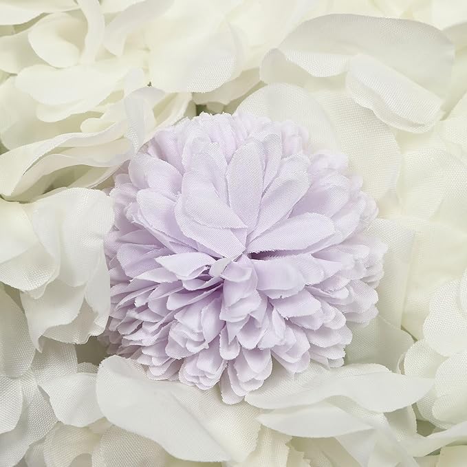 3D Flower Wall Panel 12Pcs Artificial Flower Wall Background Silk Rose Mat for Wedding Wedding Decor Shop Photo Backdrop (Flower Type B)