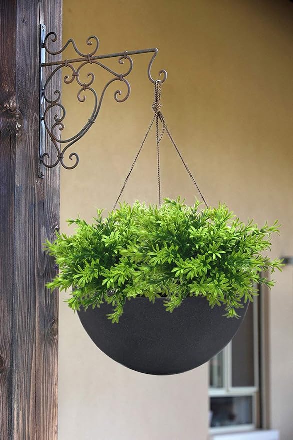 PASYOU Artificial Plants Shrubs, Plastic Shrub Fake Bushes Grass Greenery Leaves Bush Indoor Outdoor Home Garden Party Verandah Wedding Décor DIY Table Arrangement Decoration Planter Filler 2 Pcs