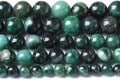 6mm 59pcs Natural Green Emerald Mica Crystal Gemstone Beads for Jewelry Making DIY Bracelet