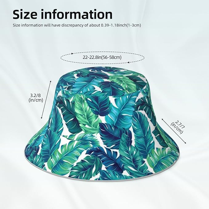 Hat Reversible Fisherman Hats Double Sided Wearing for Women Men Boys Girls