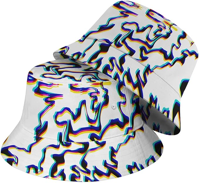 Wildflowers Floral Bucket Hat for Men Women, Summer Vacation Outdoor Travel Reversible Double Side Beach Caps Fisherman Hat