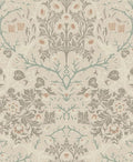 NextWall Seabrook Designs Victorian Garden Floral Vintage Prepasted Wallpaper (Lunar Rock & Clay)