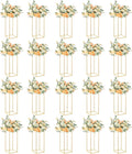 20pcs Gold Wedding Flower Stand,23.6inch Wedding Table Centerpieces,Gold Centerpiece for Birthday Party Event Table Decoration