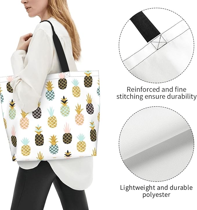 Sunflower Tote Bag For Women, Waterproof Shoulder Bags Big Reusable Grocery Handbag For Shopping Picnic Work Beach