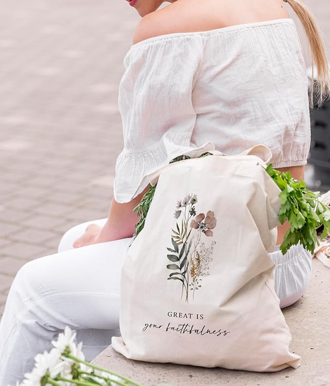 Christian Tote Bag, Christian tote Bag for Women, Bible tote bag, Bible Tote Bags for Women, Foral Tote Bag