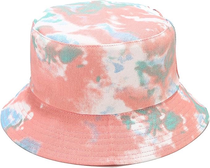 Mashiaoyi Unisex Print Double-Side-Wear Reversible Bucket Hat