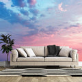Cliouar-Pink and Blue Clouds Cover The Calm Waters of Lake Onega Peel and Stick 90" x 67"