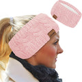 Loritta Womens Ear Warmers Headbands Winter Warm Fuzzy Cable Knit Head Wrap Fleece Lined Gifts
