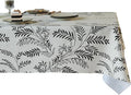 Rectangle Table Cloth,100% Waterproof Tablecloth OilProof SpillProof Vinyl Table Cloth, Wipe Clean Plastic Table Cover for Dining, Camping, Indoor and Outdoor 54" x 84",Midnight Foliage