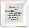 HOME SMILE Ceramic Ring Dish Jewelry Tray for Mom Sister Friends