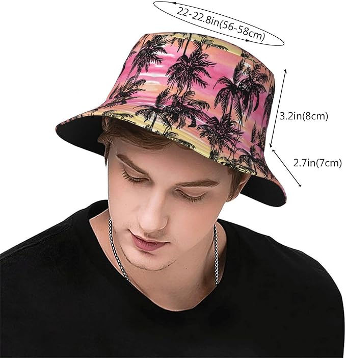 Small Daisy Green Chrysanthemum Flower Bucket Hats Fashion Sun Cap Packable Outdoor Fisherman Hat for Women and Men