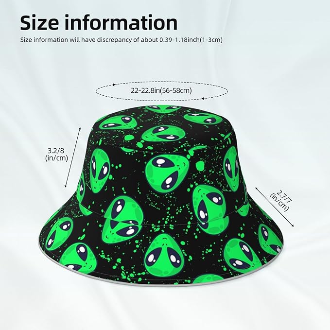 Hat Reversible Fisherman Hats Double Sided Wearing for Women Men Boys Girls